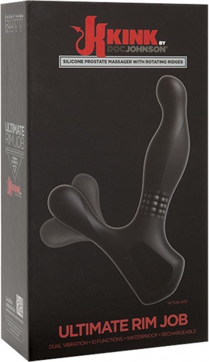 Silicone Prostate Massager With Rotating Edges