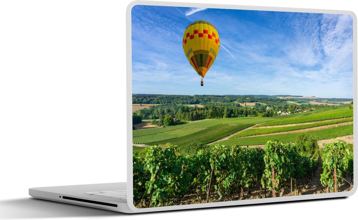 Afbeelding van product SleevesAndCases  Laptop sticker - 11.6 inch - Bordeaux - Frankrijk - Luchtballon