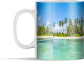 Mok - Zee - Strand - Palmbomen - 350 ml - Beker