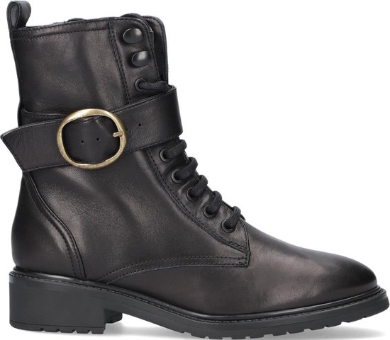 Unisa Edecan Veterboots Laarzen Met Veters Dames Zwart Maat 39 bol