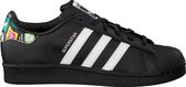 Adidas Superstar J Lage sneakers - Leren Sneaker - Meisjes - Zwart - Maat 35,5