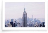 Walljar - New York - Manhattan - Muurdecoratie - Poster