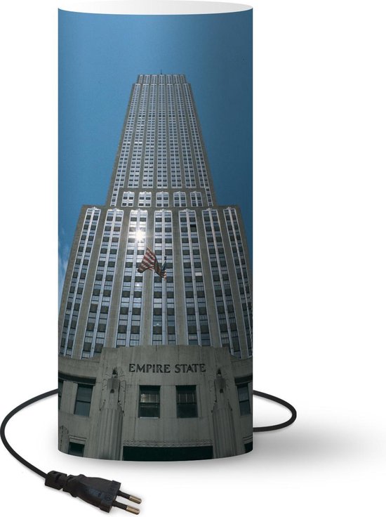 Lamp - Nachtlampje - Tafellamp slaapkamer - Het Empire State Building van  dichtbij -... | bol.com