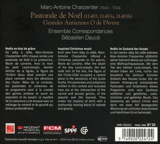 CD-hoes met tekst op zwarte achtergrond. Rode, gloeiende abstracte vorm onderaan.