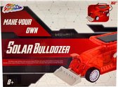 knutselset Solar Bulldozer junior rood 5-delig