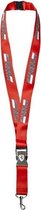 keycord Scuderia 18 cm polyester rood