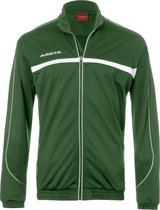 Masita | Trainingsjack Heren & Dames - Teamlijn Brasil - Steekzakken met Ritssluiting - GREEN/WHITE - L