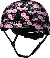 Melon helm Rose Garden XXS-S (46-52cm) zwart/roze