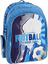 rugzak Voetbal junior 33 x 44,5 cm polyester blauw