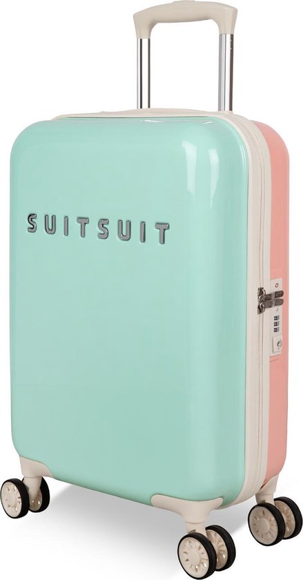 SUITSUIT - Fabulous Fifties - DUO Mint & Peach - Handbagage (55 cm) | bol
