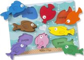 vormenpuzzel Chunky Colourful Fish junior hout 8 stukjes