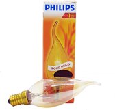Philips Gold Deco kaarslamp 25w E14