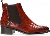Van Dalen  - Chelsea Laarsje Leer - Womens - Cognac - 41