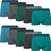 Gianvaglia Microfiber Heren Boxershort Naadloos - 10-pack - Maat M/L