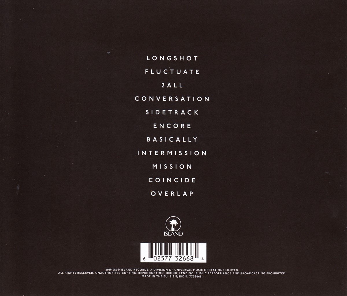 Catfish And The Bottlemen The Ride (CD), Catfish and The Bottlemen CD (album) Muziek