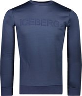 Iceberg Logo Sweater Blauw  Heren maat S