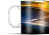Mok - Een zonsondergang boven het Nationaal park Great Smoky Mountains in Amerika - 350 ml - Beker