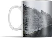 Mok - Rivier de Soar in Leicester tijdens de winter - 350 ml - Beker
