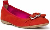 Marco Tozzi Dames Ballerina 2-2-22123-34 500 rood F-breedte Maat: 37 EU