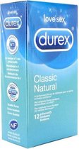 Klassiek Natuurlijke Condooms 12 st Durex 8424