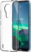 Nokia Hoesje Siliconen Geschikt voor Nokia 1.4 - Nokia Clear Case - Transparant