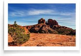 Walljar - Red Rocks - Muurdecoratie - Poster