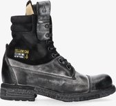 Yellow cab | Utah 34-d men black high lace up boot - black sole | Maat: 43