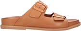 Tango | Hazel 1-d camel leather footbed sandal - camel sole | Maat: 40
