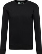 !Solid sweatshirt Zwart-M