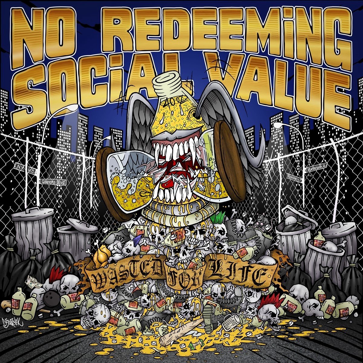No Redeeming Social Value - Wasted For Life (CD)