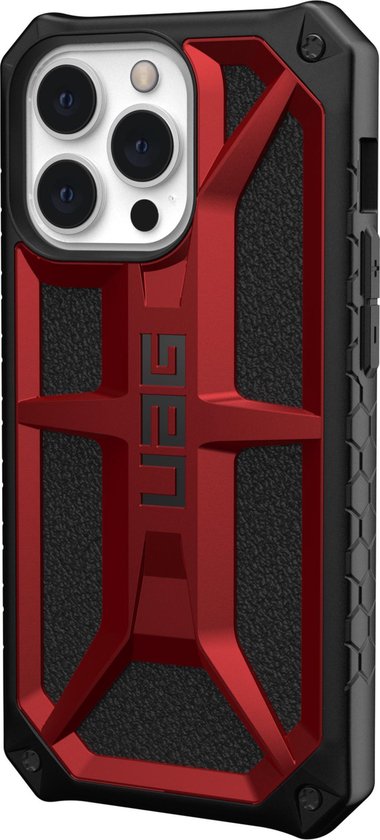 Urban Armor Gear Monarch coque de protection pour téléphones portables 15,5 cm (6.1") Housse Noir, Rouge
