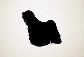 Puli - Silhouette hond - L - 75x82cm - Zwart - wanddecoratie