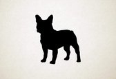 Boglen Terrier - Silhouette hond - M - 67x60cm - Zwart - wanddecoratie