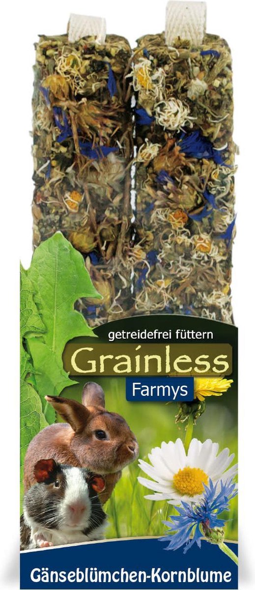 JR Farm Knabbelstick Madeliefje Korenbloem (140 gram)