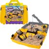 foto van Kinetic Sand - Zandbakspeelset Bouwplaats met voertuig - 907 g