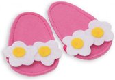 poppenslippers roze voor een pop van 35-45 cm