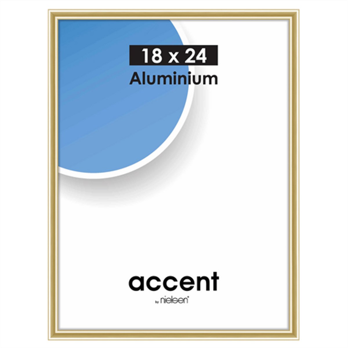 Nielsen Accent 18x24 aluminium goud 53421