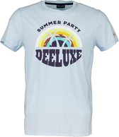 DEELUXE T-shirt met logoprint PARTY Sky