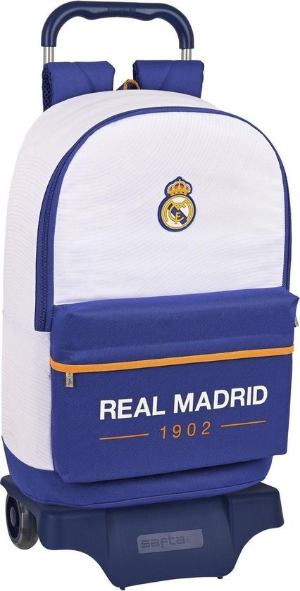 Schoolrugzak met Wielen Real Betis Balompié Blauw (33 x 45 x 22 cm