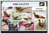Fazanten – Luxe postzegel pakket (A6 formaat) : collectie van verschillende postzegels van fazanten – kan als ansichtkaart in een A6 envelop - authentiek cadeau - kado tip - gesche