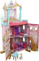 KidKraft Disney Princess® Dance and Dream Houten Poppenhuis met 20 accessoires, licht en geluid voor poppen van 30 cm