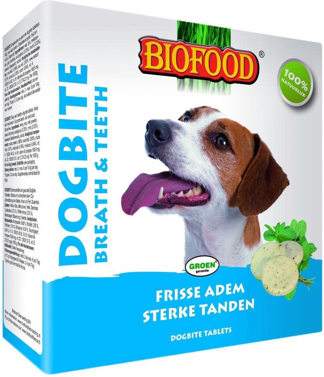 Biofood Snoepje dogbite tandverzorging | naturel,55 stuks