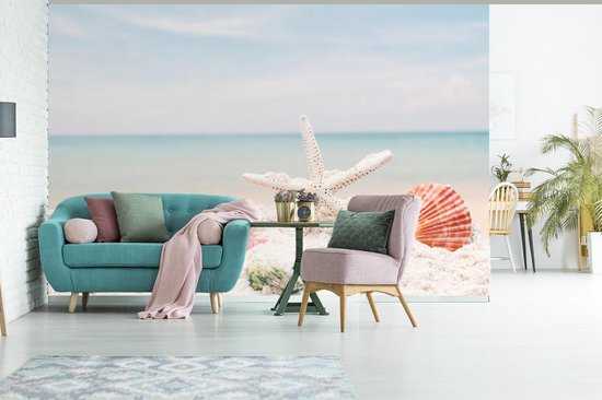 Murale - Papier peint photo Etoile de Mer - Coquillages - Mer - 600 cm x hauteur 400 cm