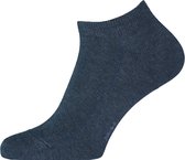 FALKE Family heren enkelsokken - marine blauw melange (navy melange) - Maat: 43-46