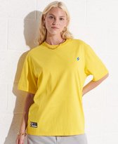 Superdry Dames tshirt Code Essential T-shirt van biologisch katoen