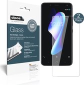 dipos I 2x Pantserfolie helder compatibel met BQ Aquaris V Beschermfolie 9H screen-protector