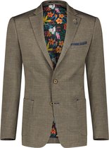 A fish named Fred- Blazer travel solid brown print - 46-EU