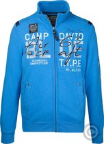 Camp David ® sweatjack met logo-artwork en tapes