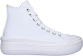 Converse Chuck Taylor All Star Move Hoge sneakers - Dames - Wit - Maat 39