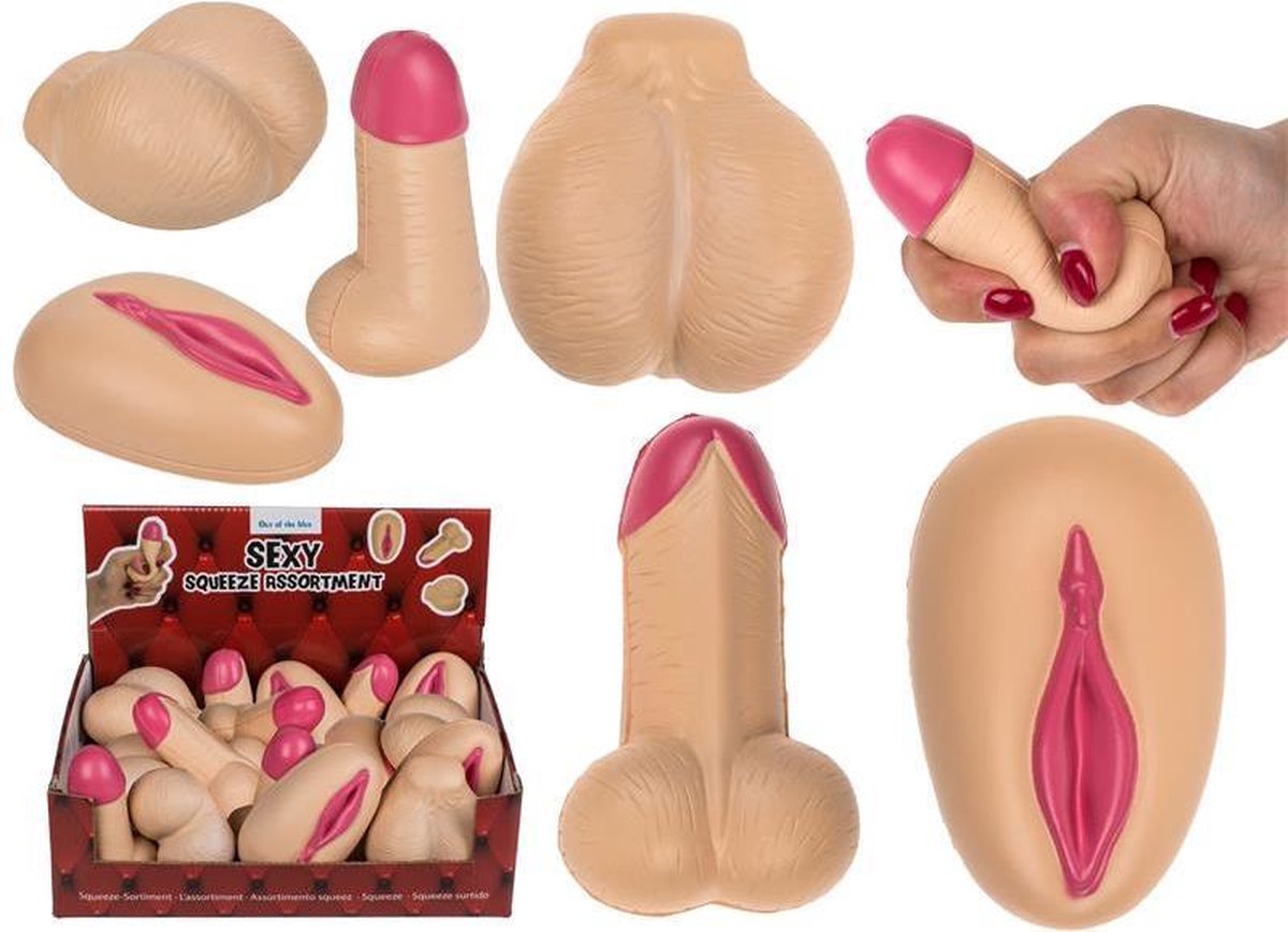 Squeeze Sexy Display 12 Pieces Assorted